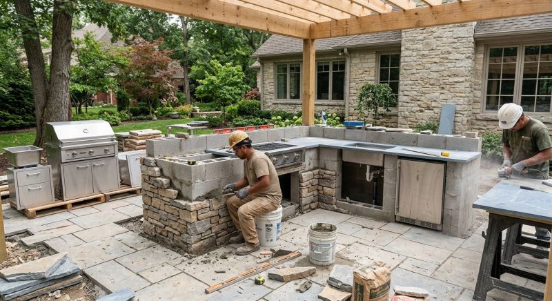 Outdoor Kitchen Construction in Naples, FL