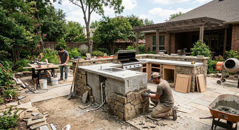 Outdoor Kitchen Installation in Monterey, CA